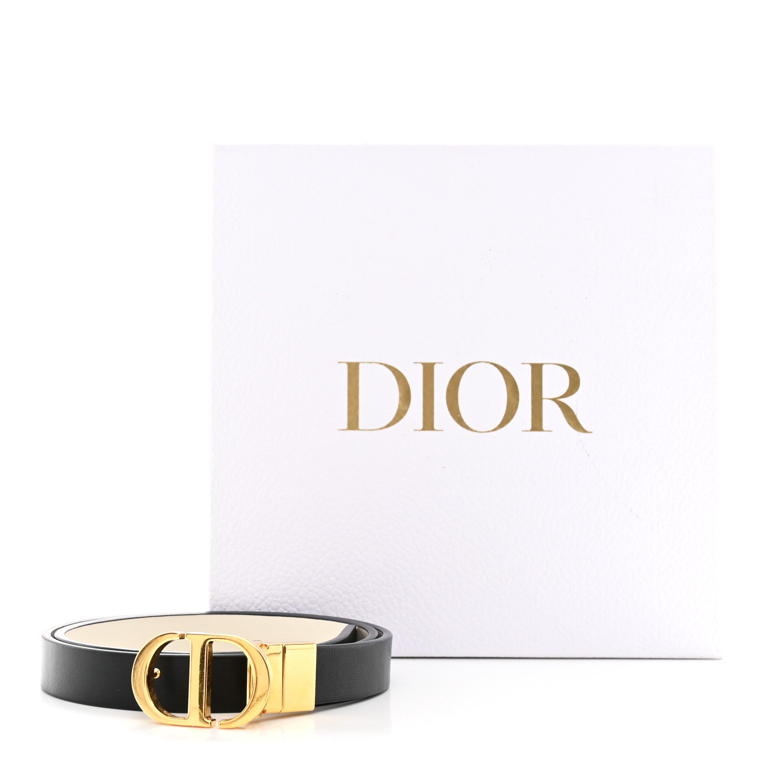 Christian Dior Calfskin 30 Montaigne Reversible Belt 70 28 Black Multicolor 6 of 6