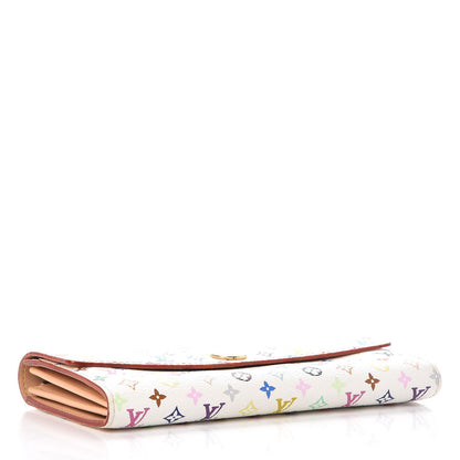 Louis Vuitton Monogram Multicolor Sarah Wallet White 4 of 6