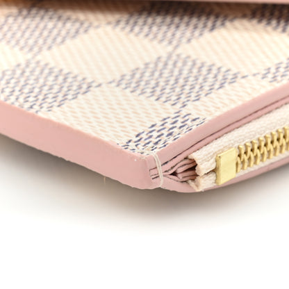 Louis Vuitton Damier Azur Recto Verso Card Holder Rose Ballerine 8 of 10