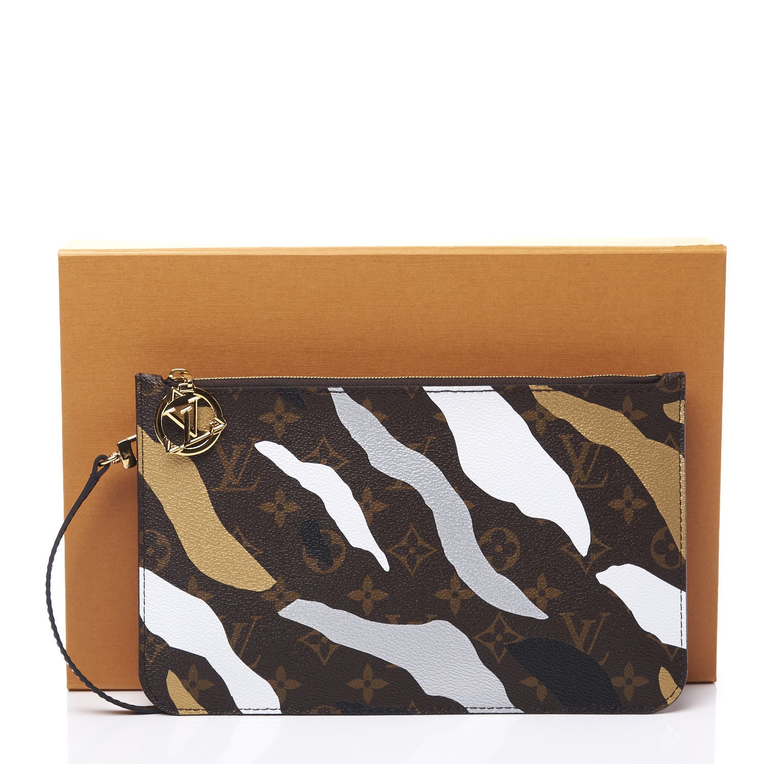 Louis Vuitton X LOL Monogram Neverfull MM GM Pochette Gold Silver 10 of 10