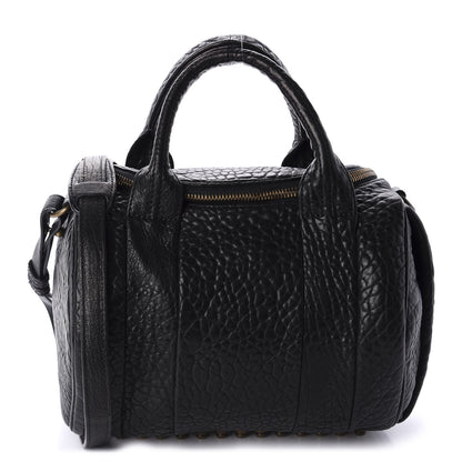 Alexander Wang Pebbled Lambskin Rockie Black Antique Brass Hardware 1 of 9