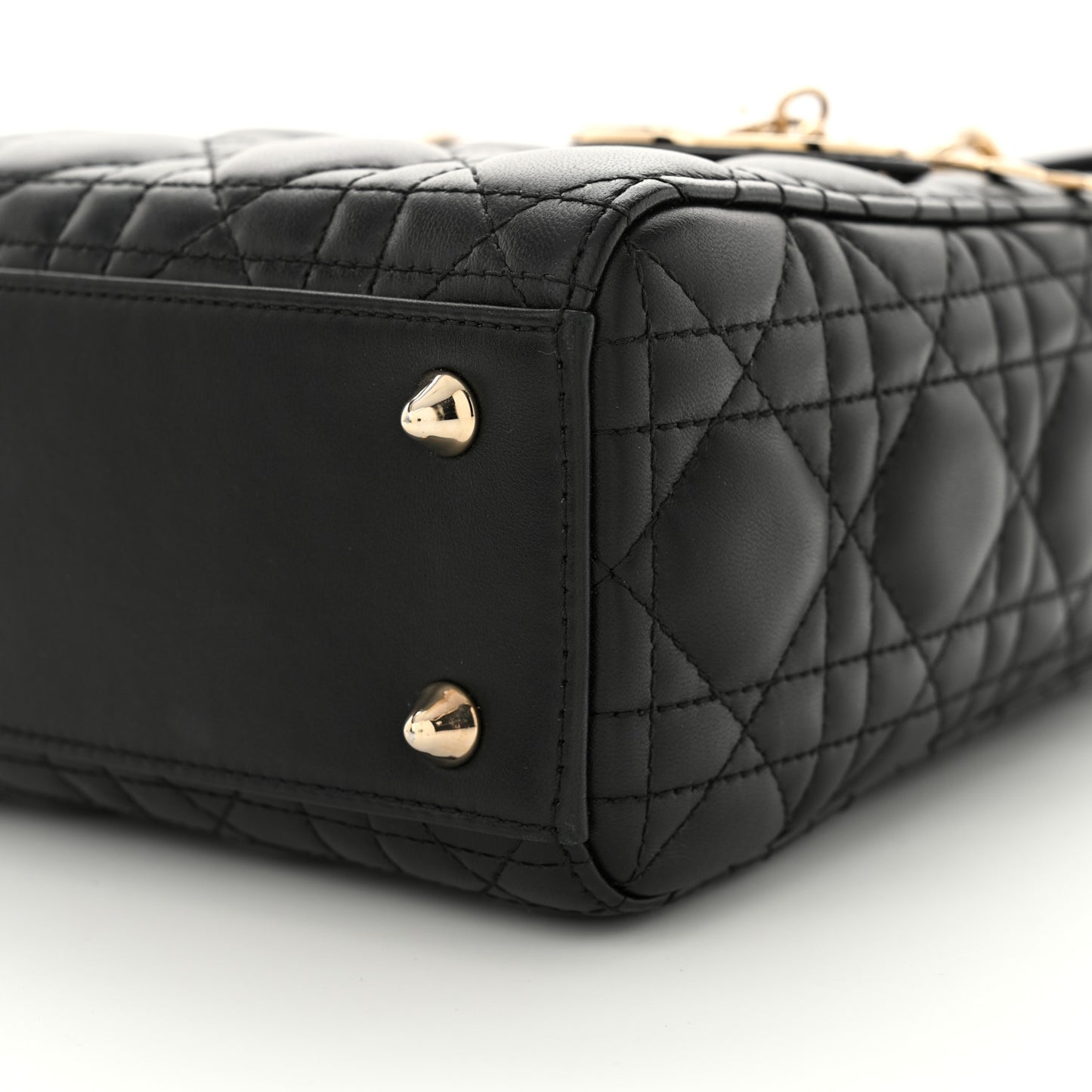 Lambskin Cannage Small My ABCDior Lady Dior Black