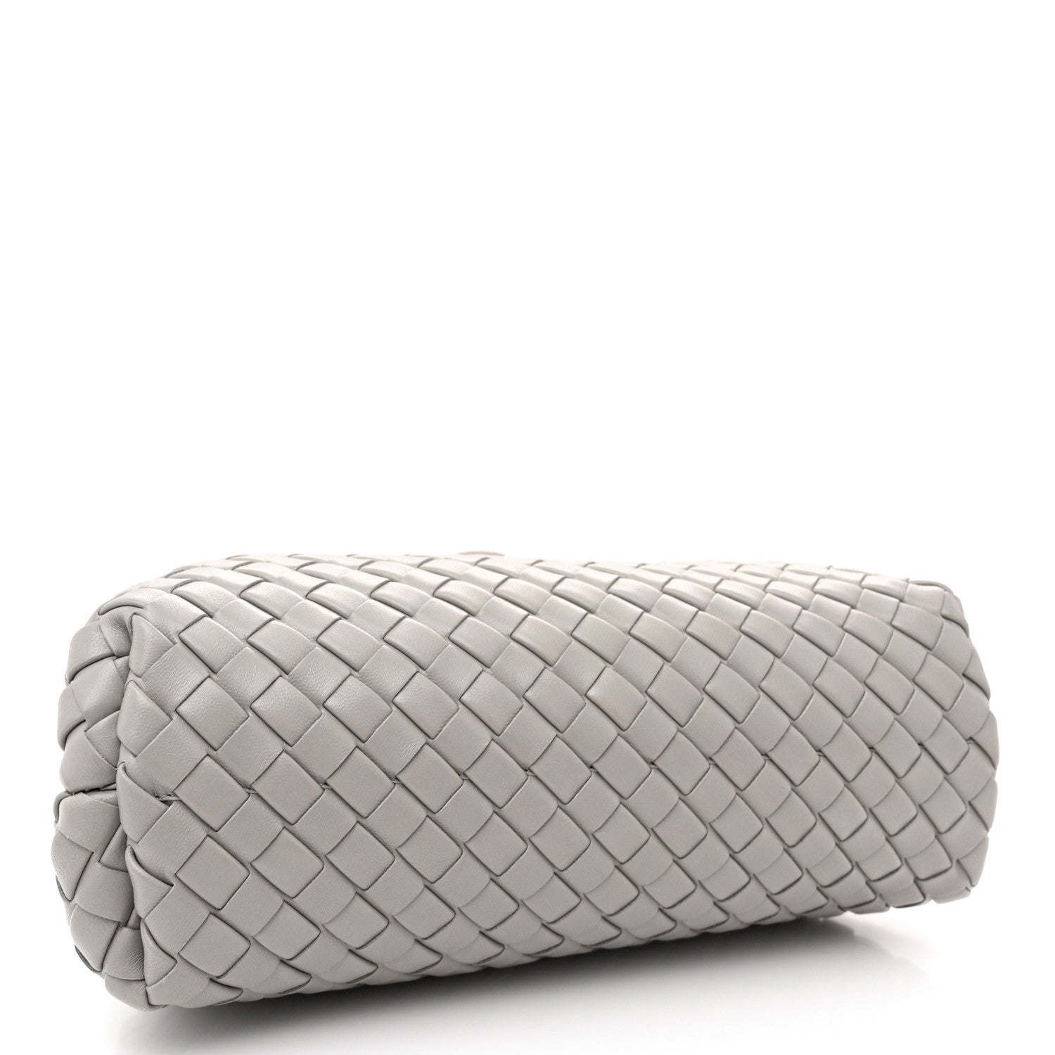Bottega Veneta Nappa Intrecciato Small The Lauren 1980 Clutch With Chain Sterling 4 of 10