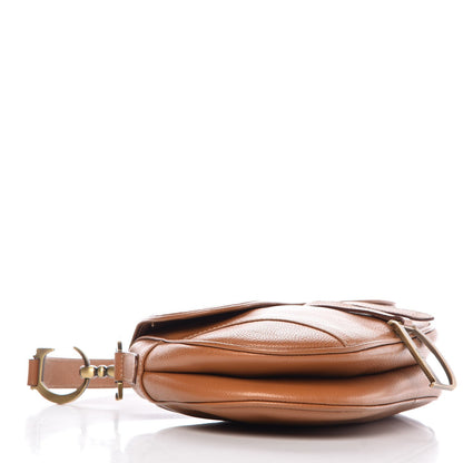 Christian Dior Calfskin Saddle Bag Tan 4 of 7