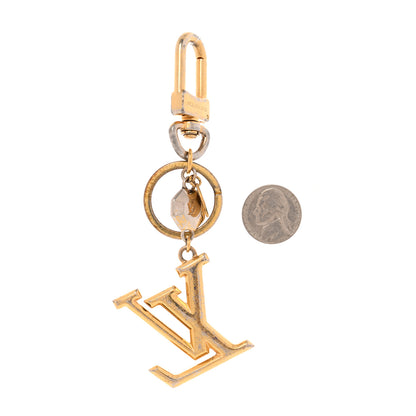 Louis Vuitton LV Facettes Bag Charm Key Holder Gold 2 of 6