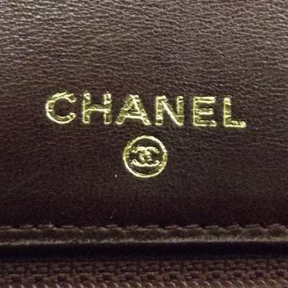 Chanel Caviar Wallet on Chain Brown 7 of 10