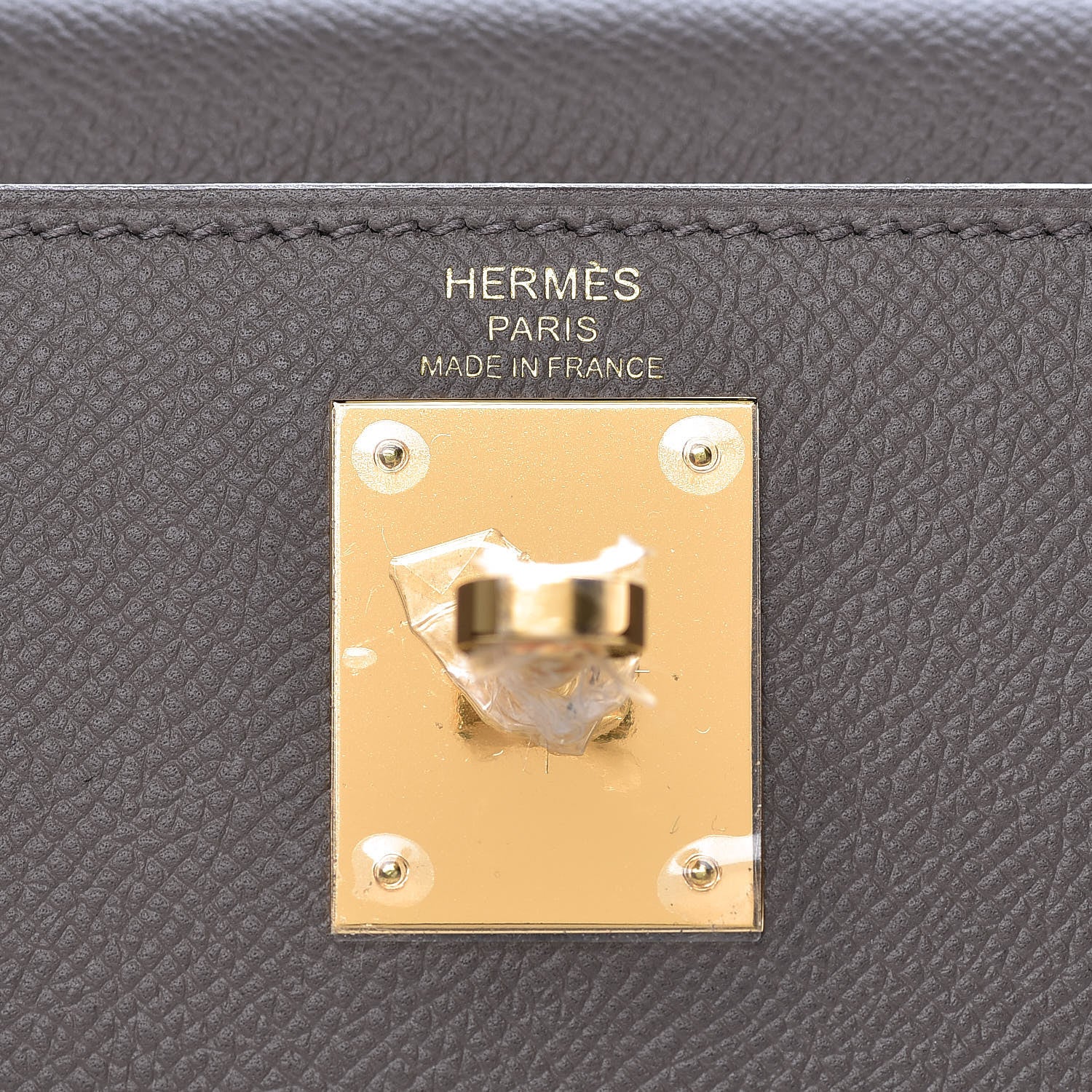 Hermes Epsom Kelly Sellier 28 Etain 10 of 37