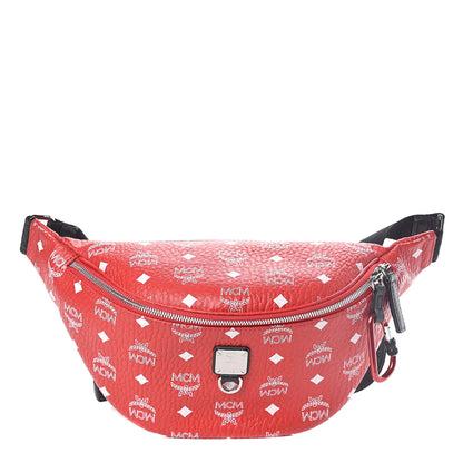 MCM Visetos Large Fursten Belt Bag Red 1 of 9