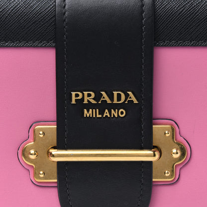 Prada City Calf Saffiano Cahier Bag Geranio Black 17 of 18