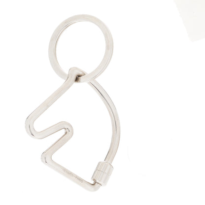 Hermes Palladium Cheval Key Ring 1 of 6