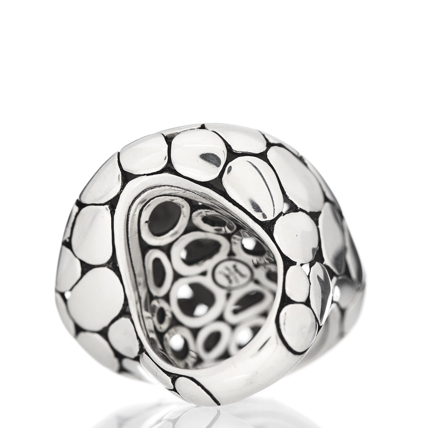 John Hardy Sterling Silver Kali Pebble Ring 48 4.5 3 of 5