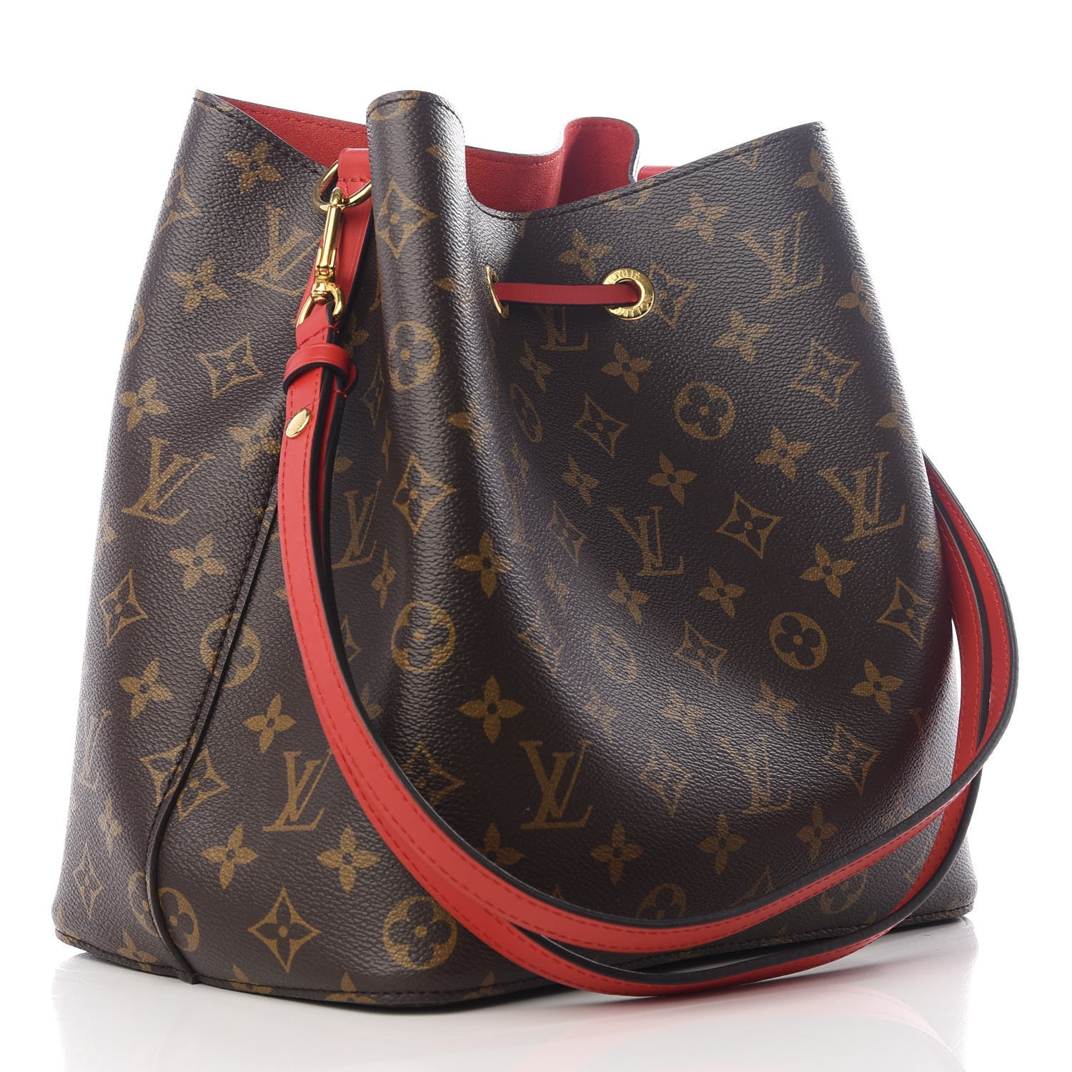 Louis Vuitton Monogram Neonoe MM Coquelicot 2 of 7