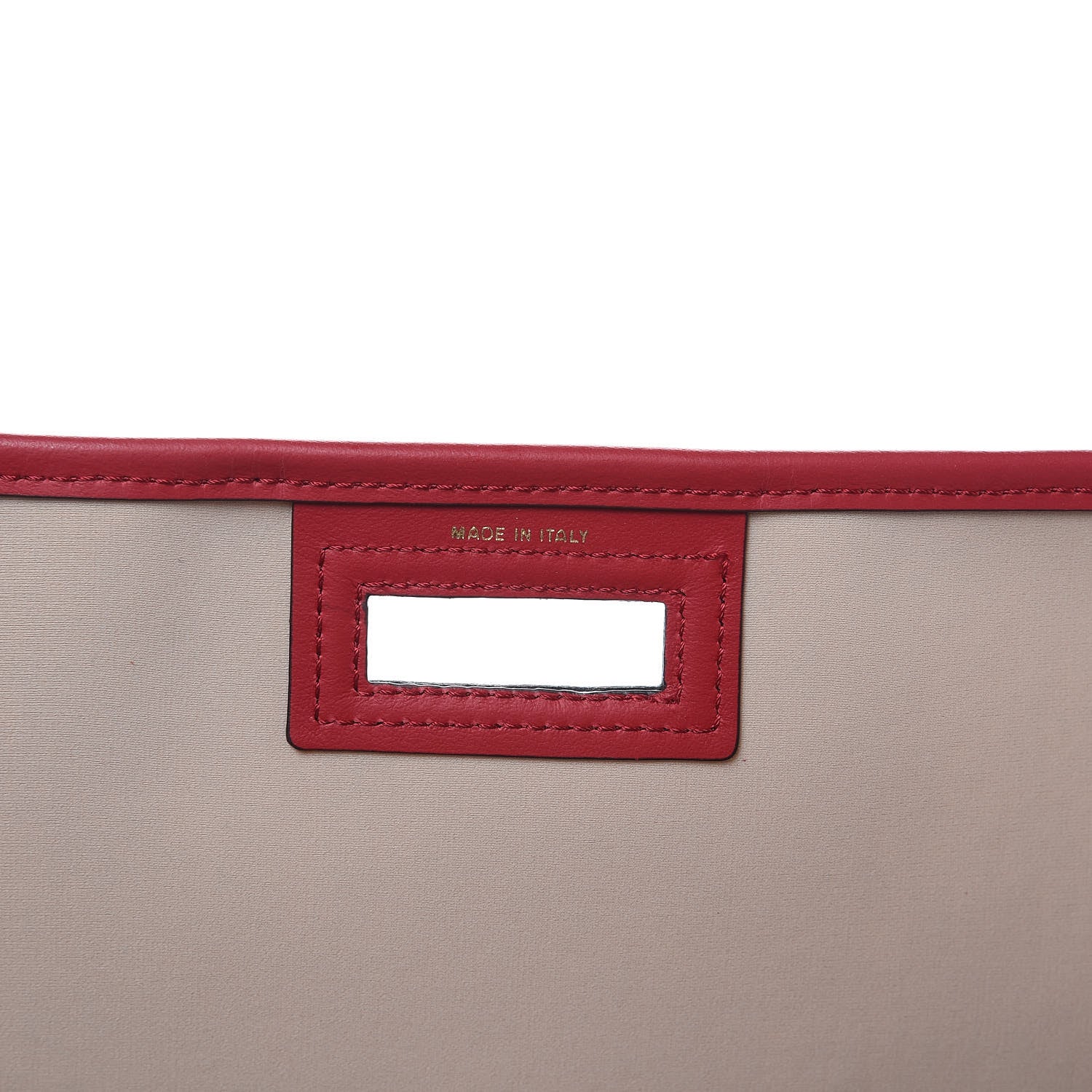 Fendi Vitello Seta Century Nappa Medium Peekaboo Iconic Defender Satchel Black Fragola Maya 15 of 16