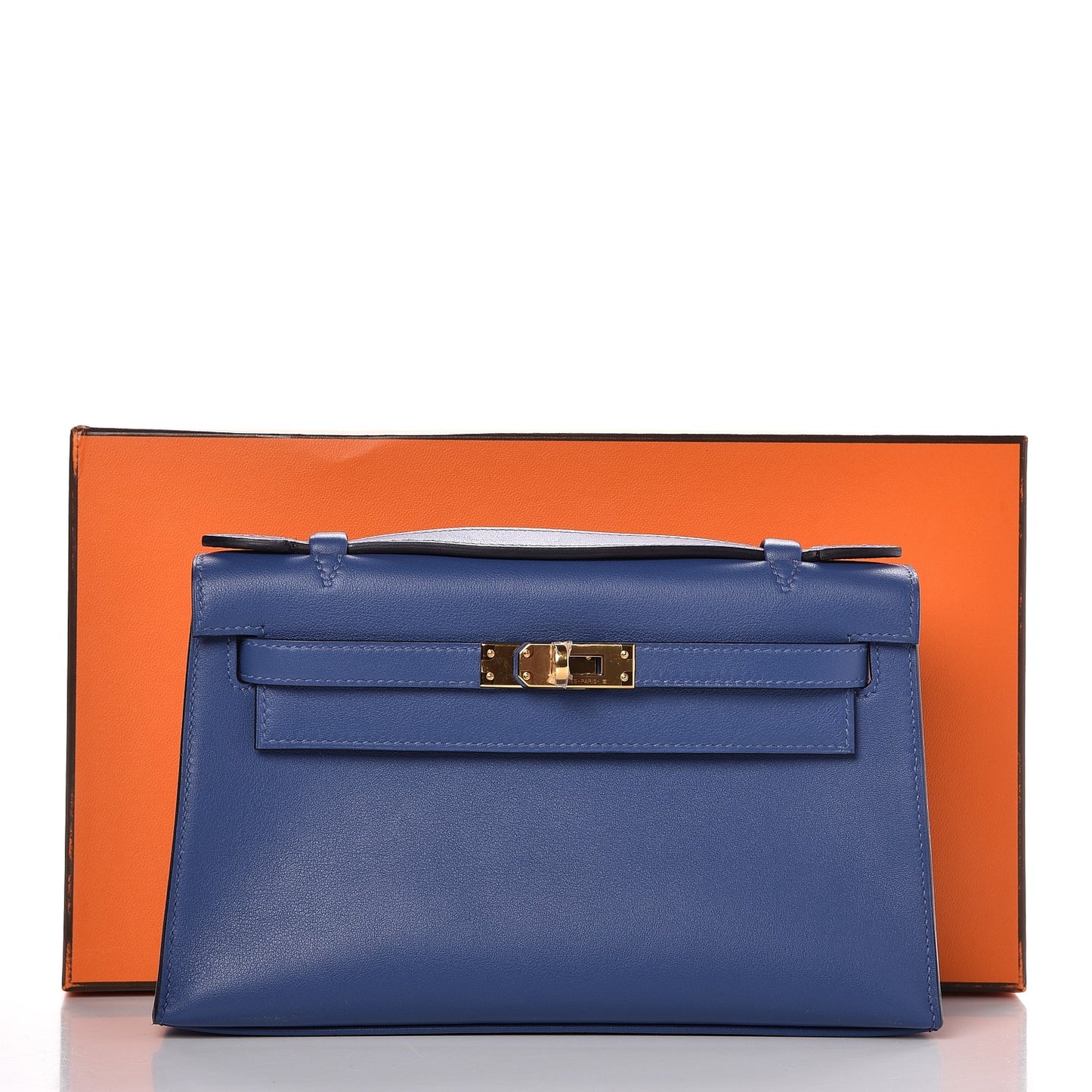 Swift Kelly Pochette Clutch Bleu Brighton