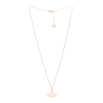 Bulgari 18K Rose Gold Diamond Mother of Pearl Divas' Dream Pendant Necklace 3 of 6