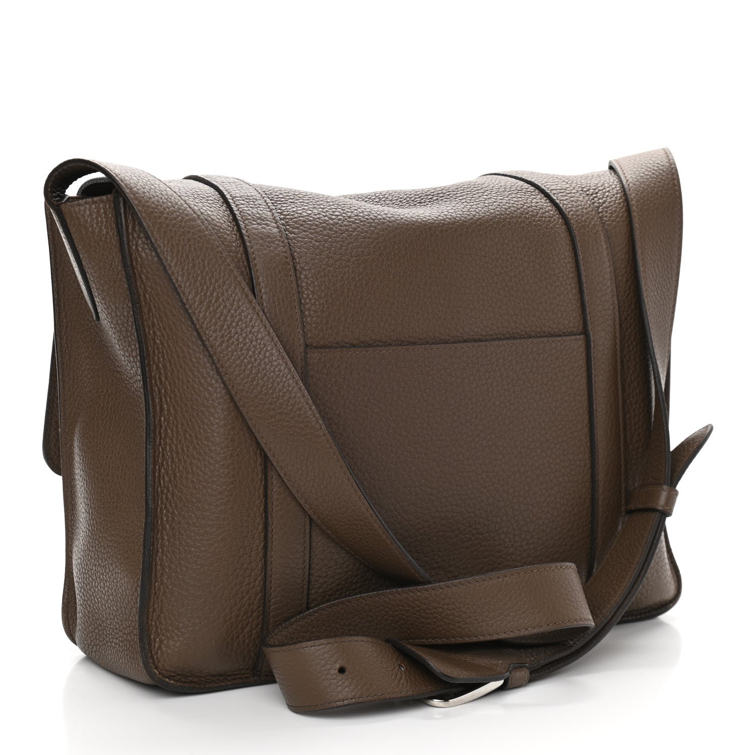 Hermes Taurillon Clemence Steve Caporal Messenger Cacao 3 of 14