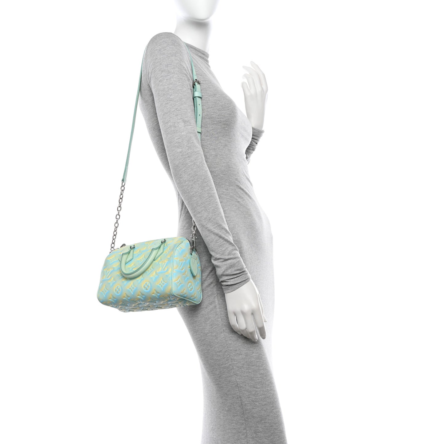 Empreinte Monogram Summer Stardust Speedy 20 Water Green