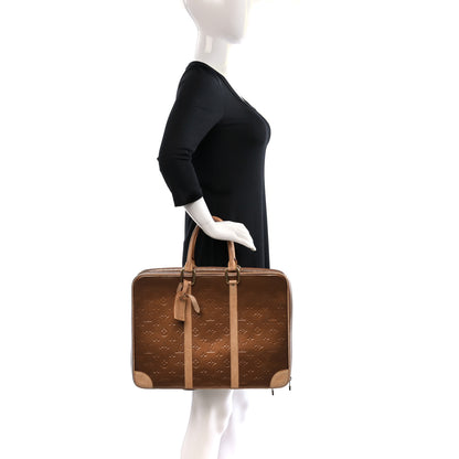 Louis Vuitton Vernis Vandam Briefcase Bronze 2 of 12