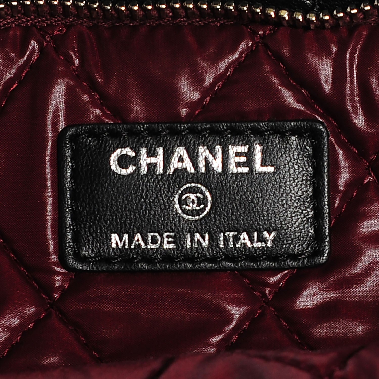 Chanel Lambskin Quilted CC Beauty Clutch Black 5 of 8