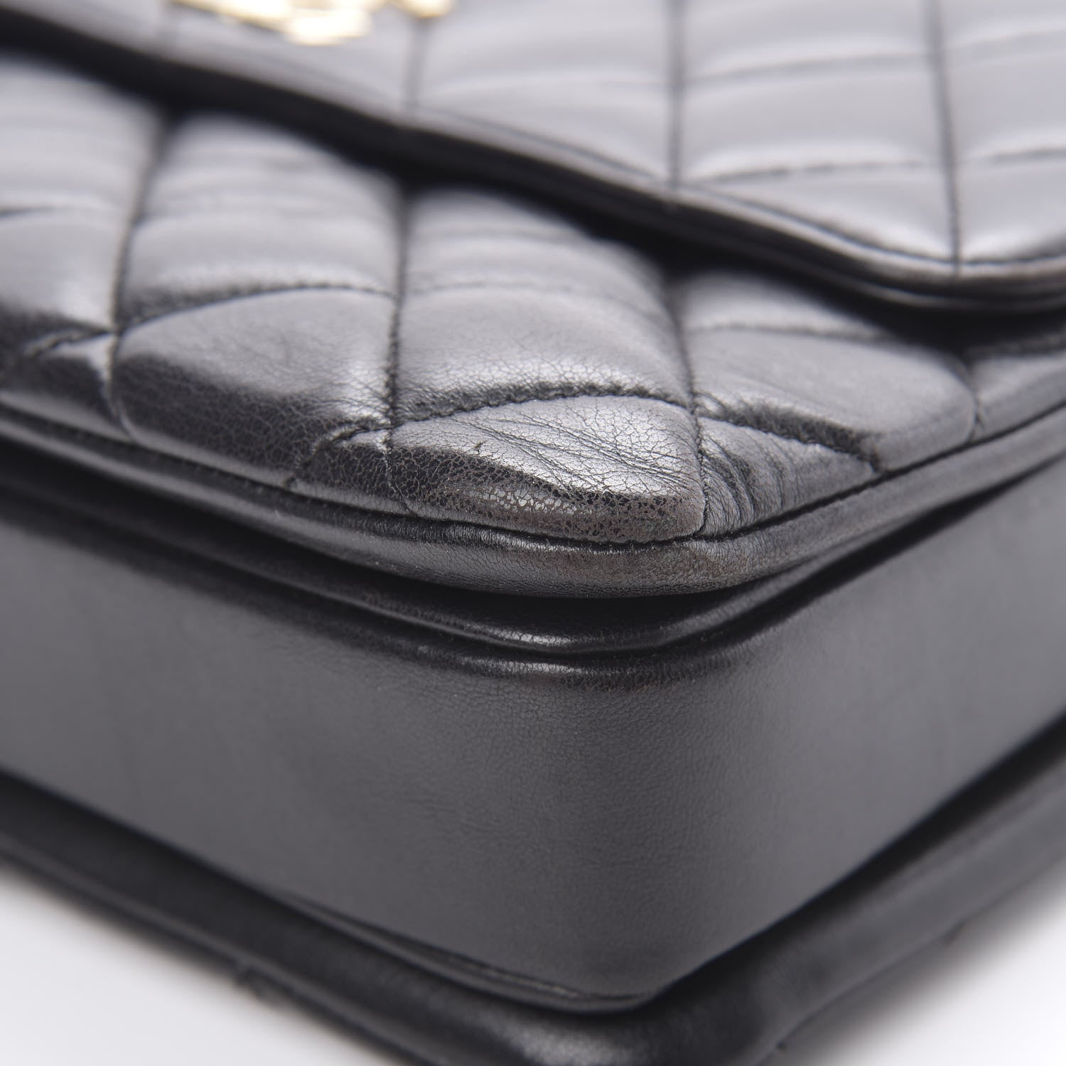 Chanel Lambskin Quilted Medium Trendy CC Flap Dual Handle Bag Black 10 of 15