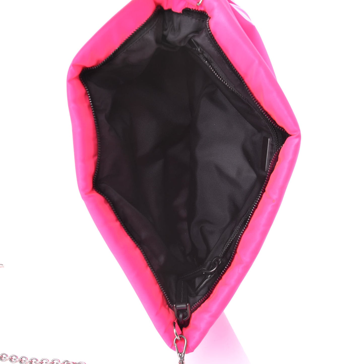 Tessuto Nylon Crossbody Fluorescent Pink
