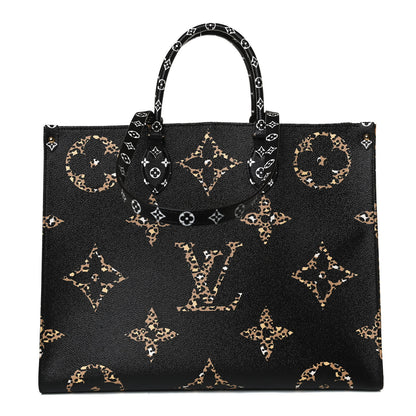 Louis Vuitton Monogram Giant Jungle Onthego GM Black 1 of 12