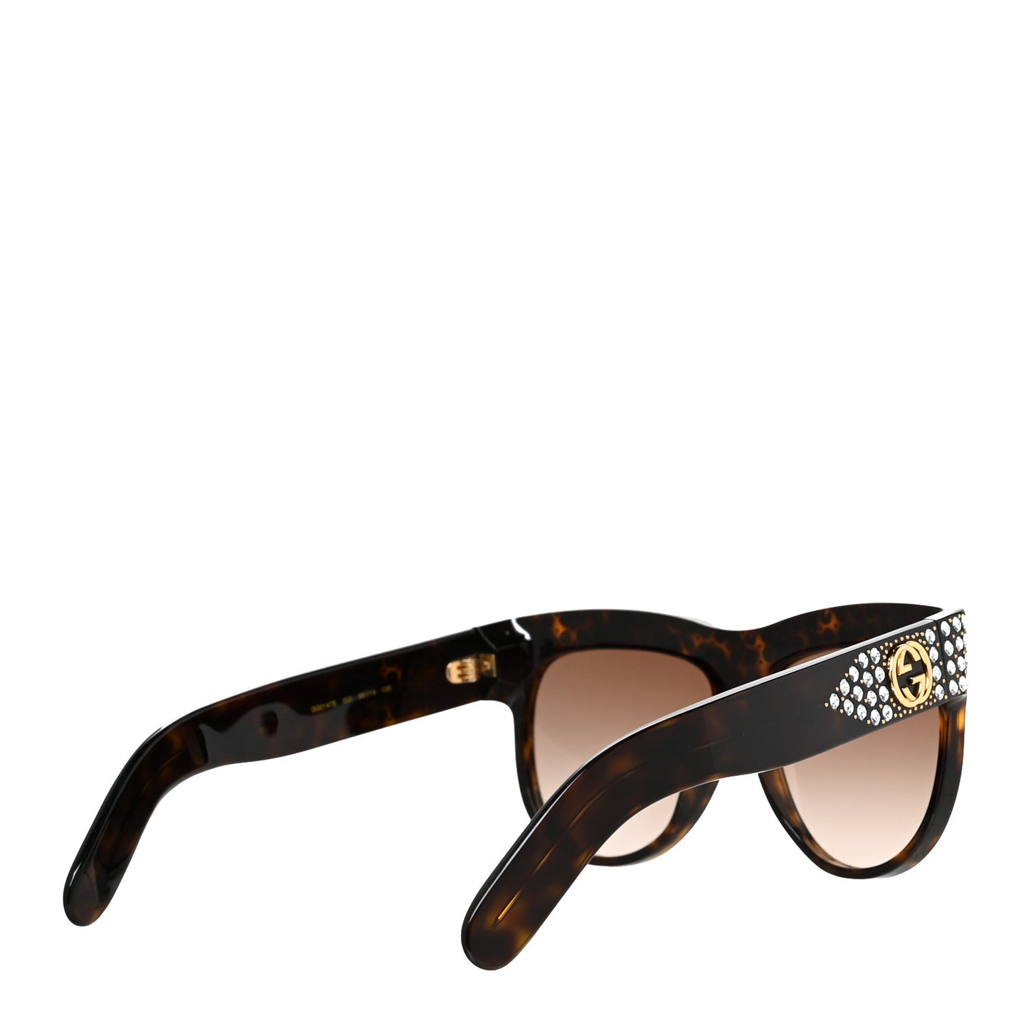 Acetate Crystal Sunglasses GG0147S Tortoise