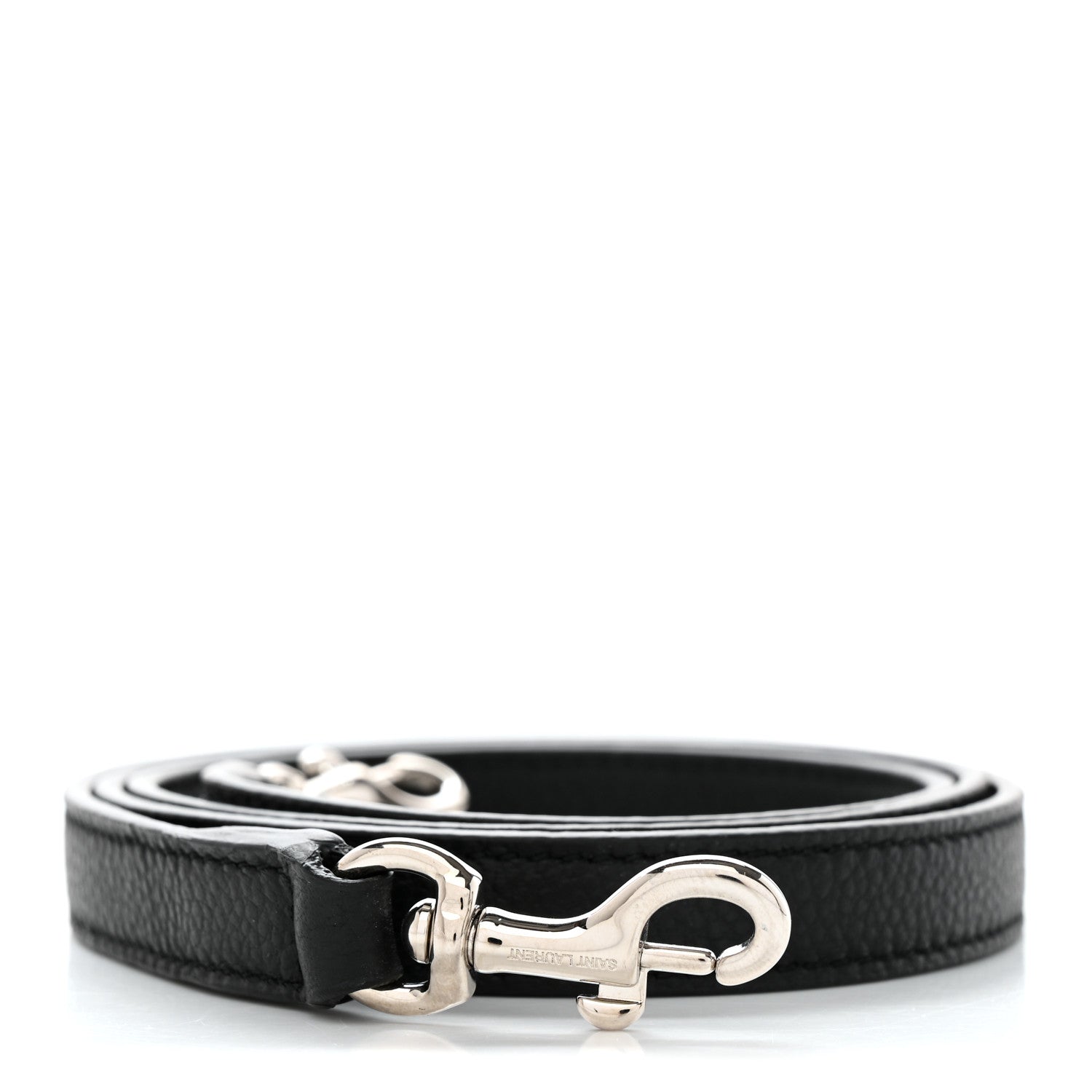 Saint Laurent Calfskin Shoulder Strap Black 1 of 3