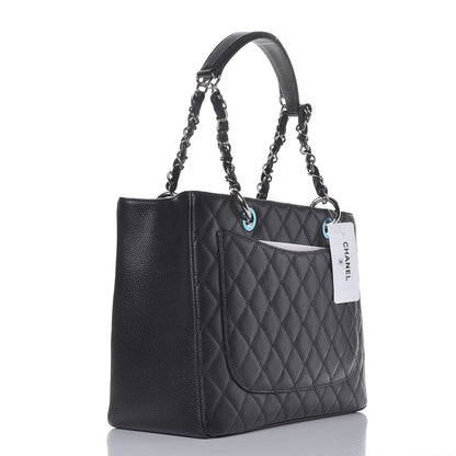 Chanel Caviar Quilted Grand Shopping Tote GST Black 4 of 9