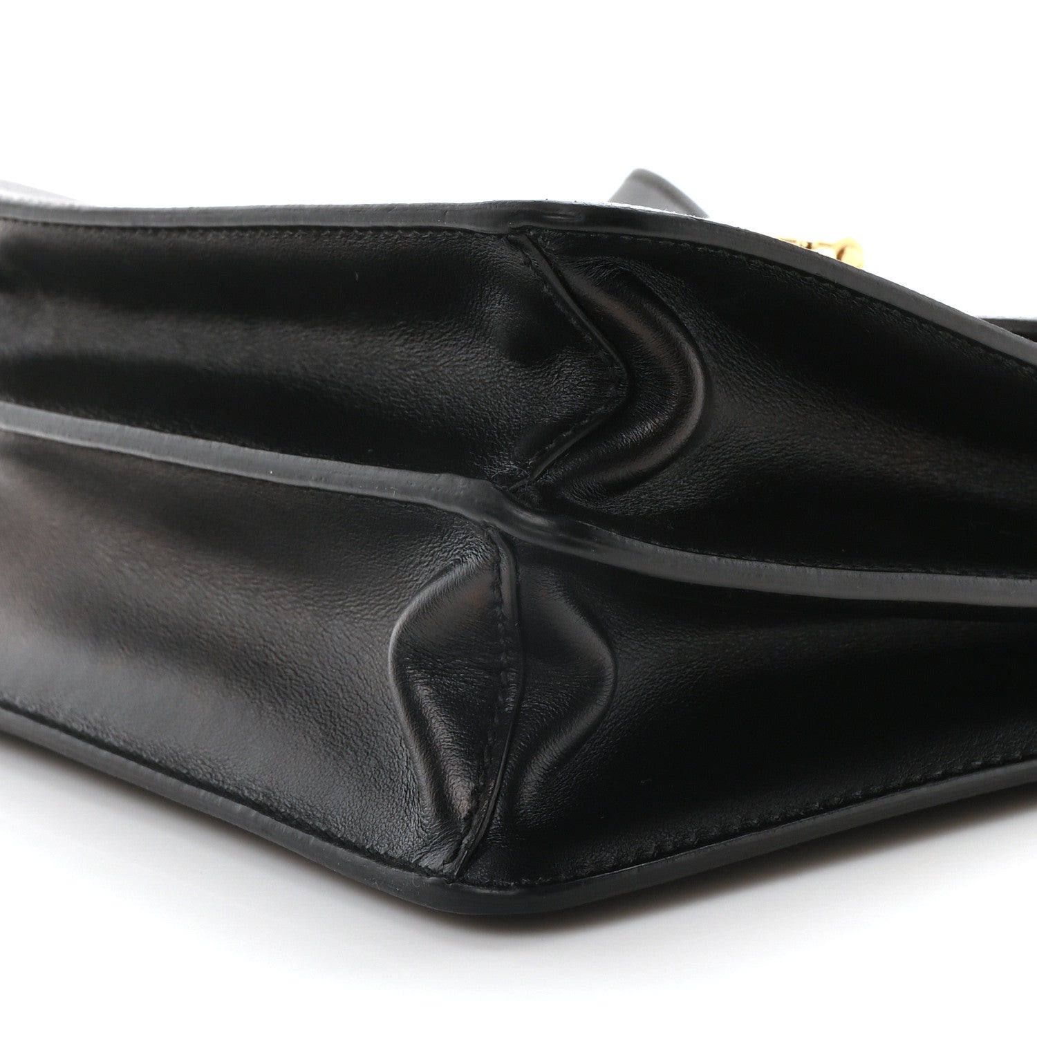 Prada Saffiano Symbole Flap Shoulder Bag Black 9 of 9