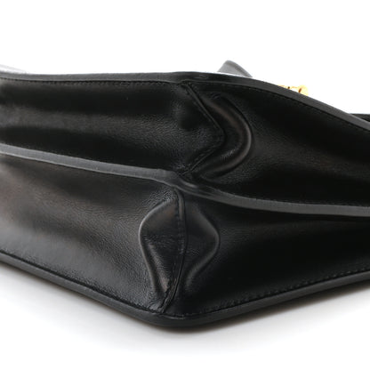 Prada Saffiano Symbole Flap Shoulder Bag Black 9 of 9