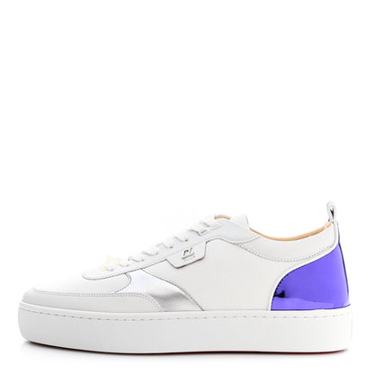 Christian Louboutin Canvas Simplerui Flat Sneakers 44.5 White 1 of 7