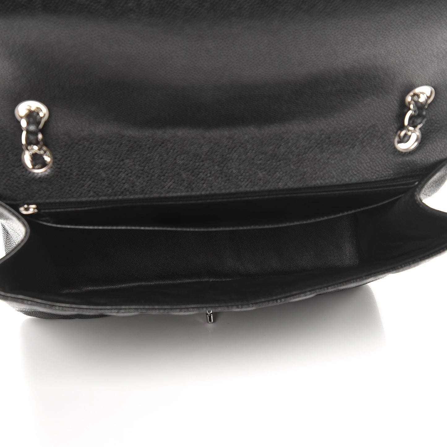 Caviar Quilted Maxi Single Flap Black