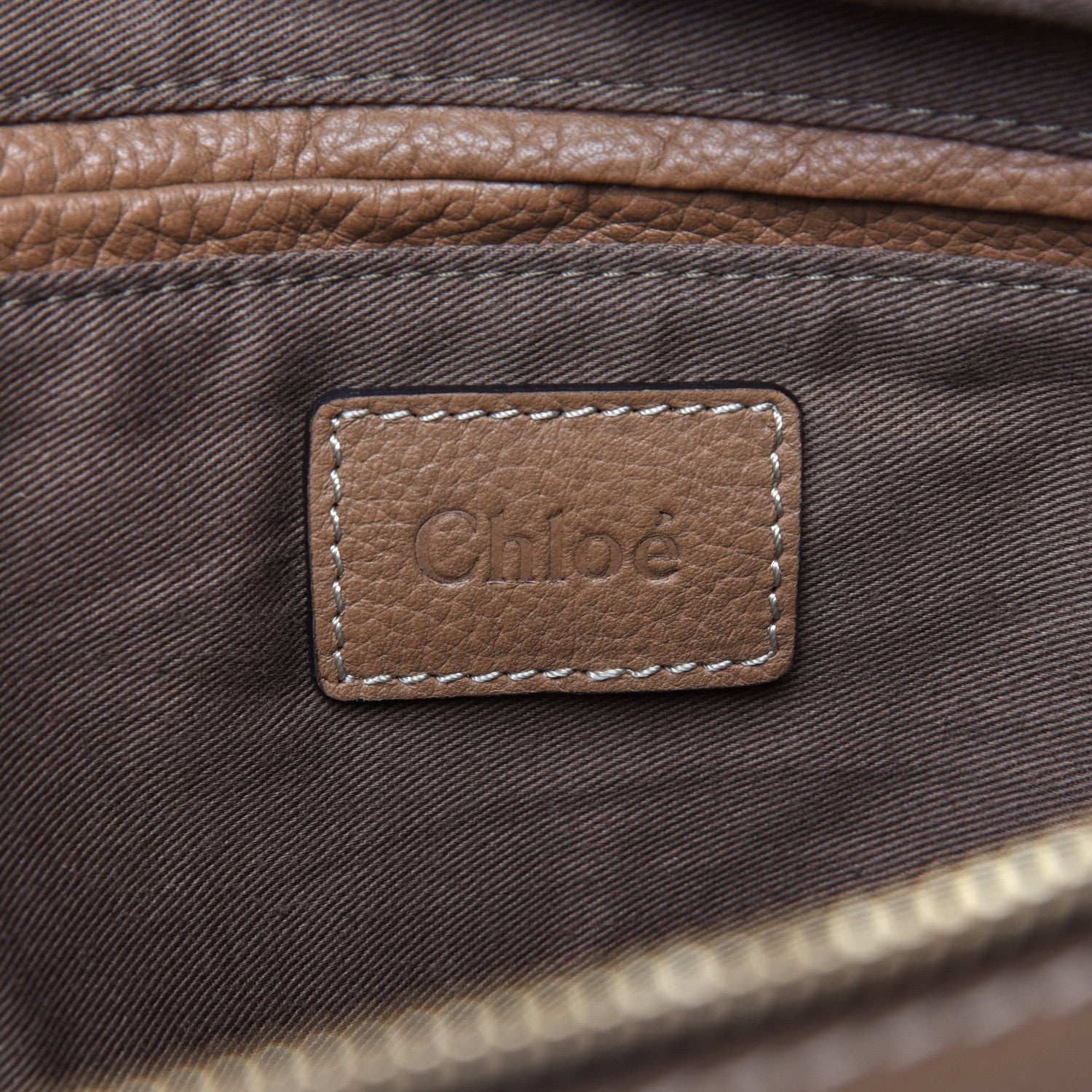 Chloe Calfskin Large Marcie Satchel Nut 8 of 9