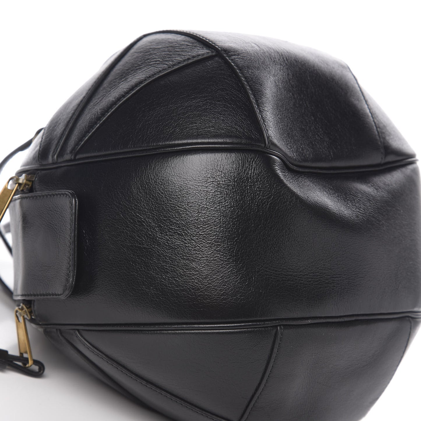 Piuma Lux Energy Large Tifosa Basketball Shaped Shoulder Bag Black