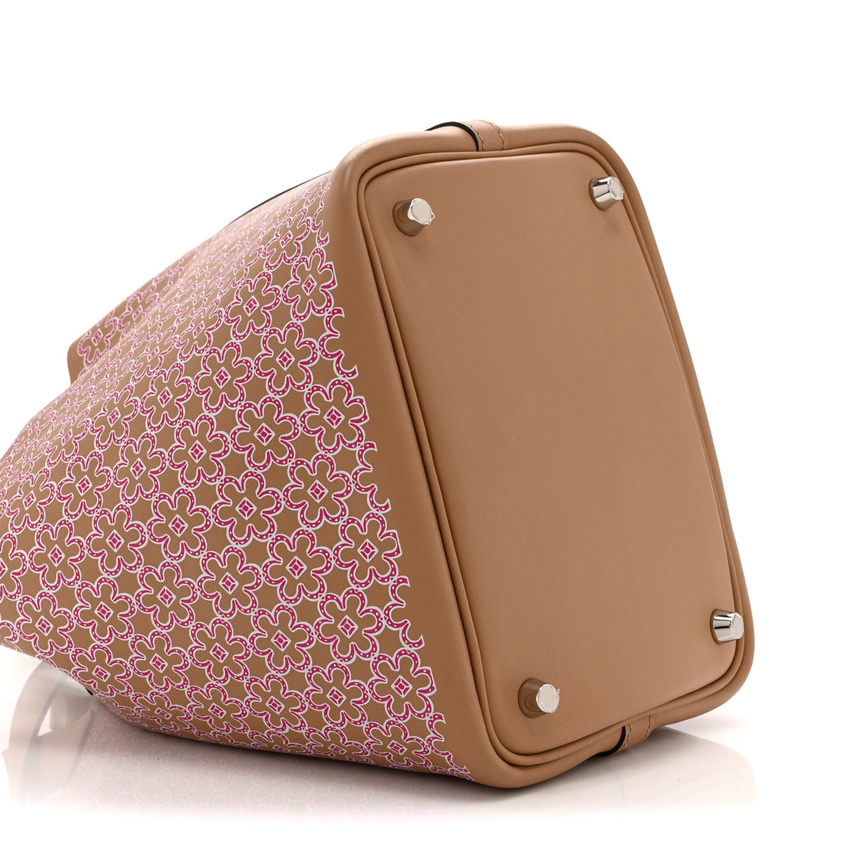 Swift Lucky Daisy Picotin Lock 18 PM Chai Rose White