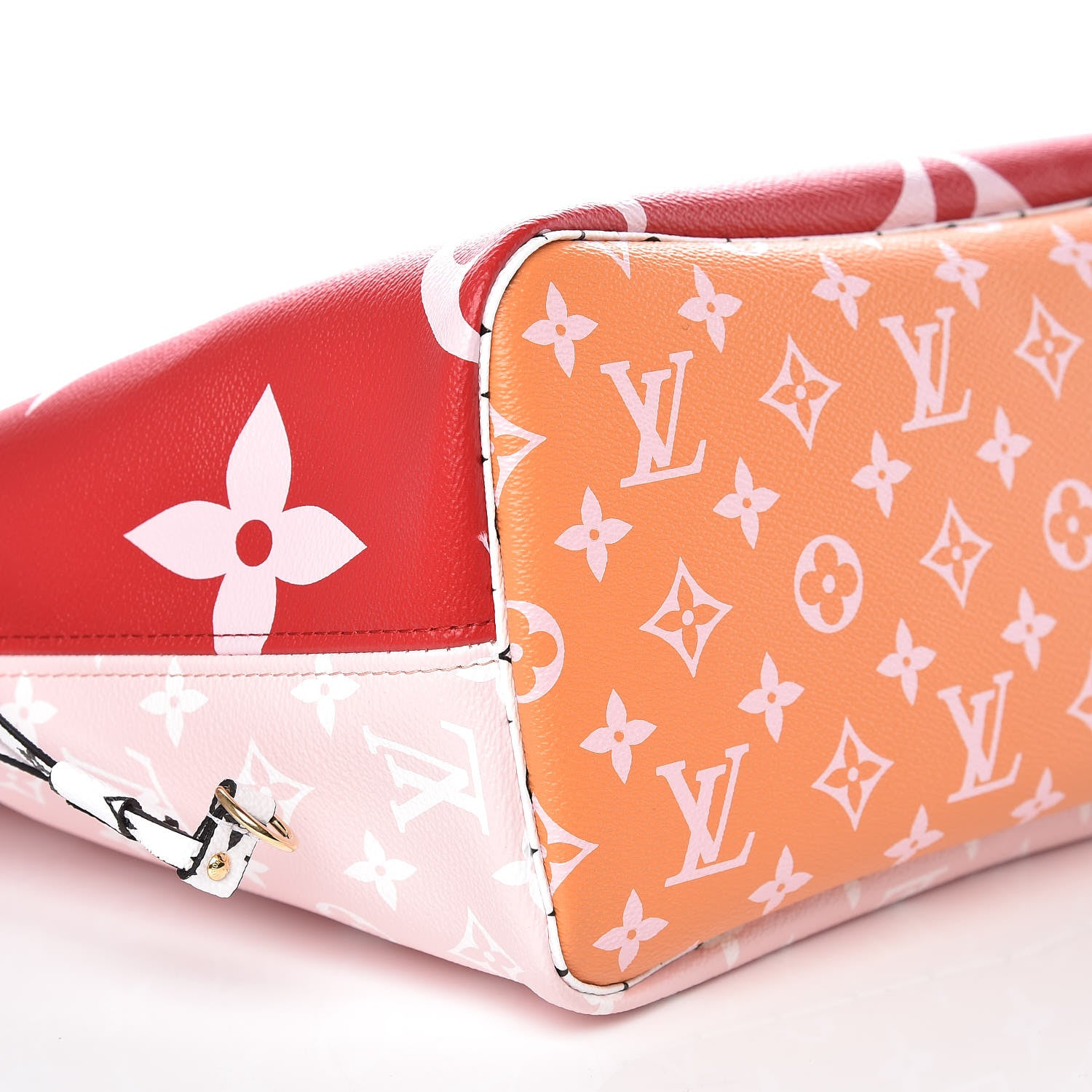 Louis Vuitton Monogram Giant Neverfull MM Rouge 8 of 10