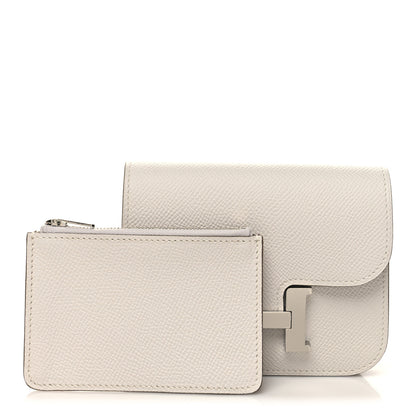 Hermes Epsom Constance Slim Wallet Gris Pale 1 of 11