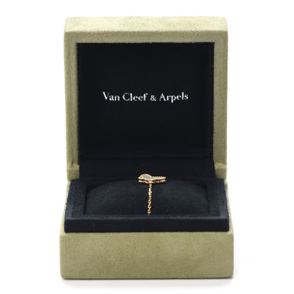 Van Cleef & Arpels 18K Yellow Gold Mother of Pearl Sweet Alhambra Butterfly Bracelet 7 of 7