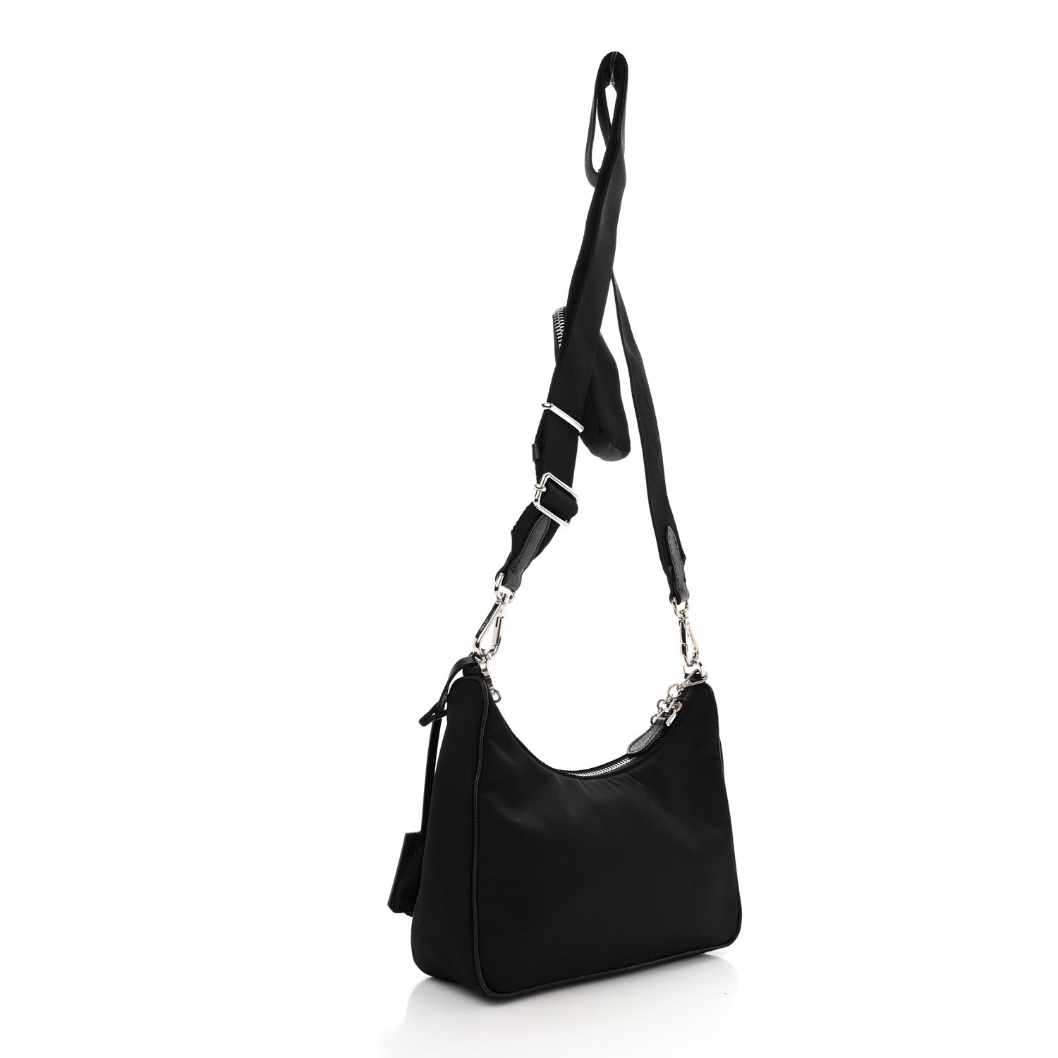 Prada Nylon Re-Edition 2005 Shoulder Bag Black 3 of 11