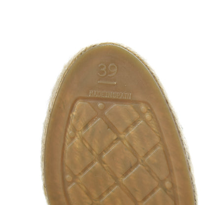 Chanel Lambskin CC Espadrilles 39 Black 9 of 11