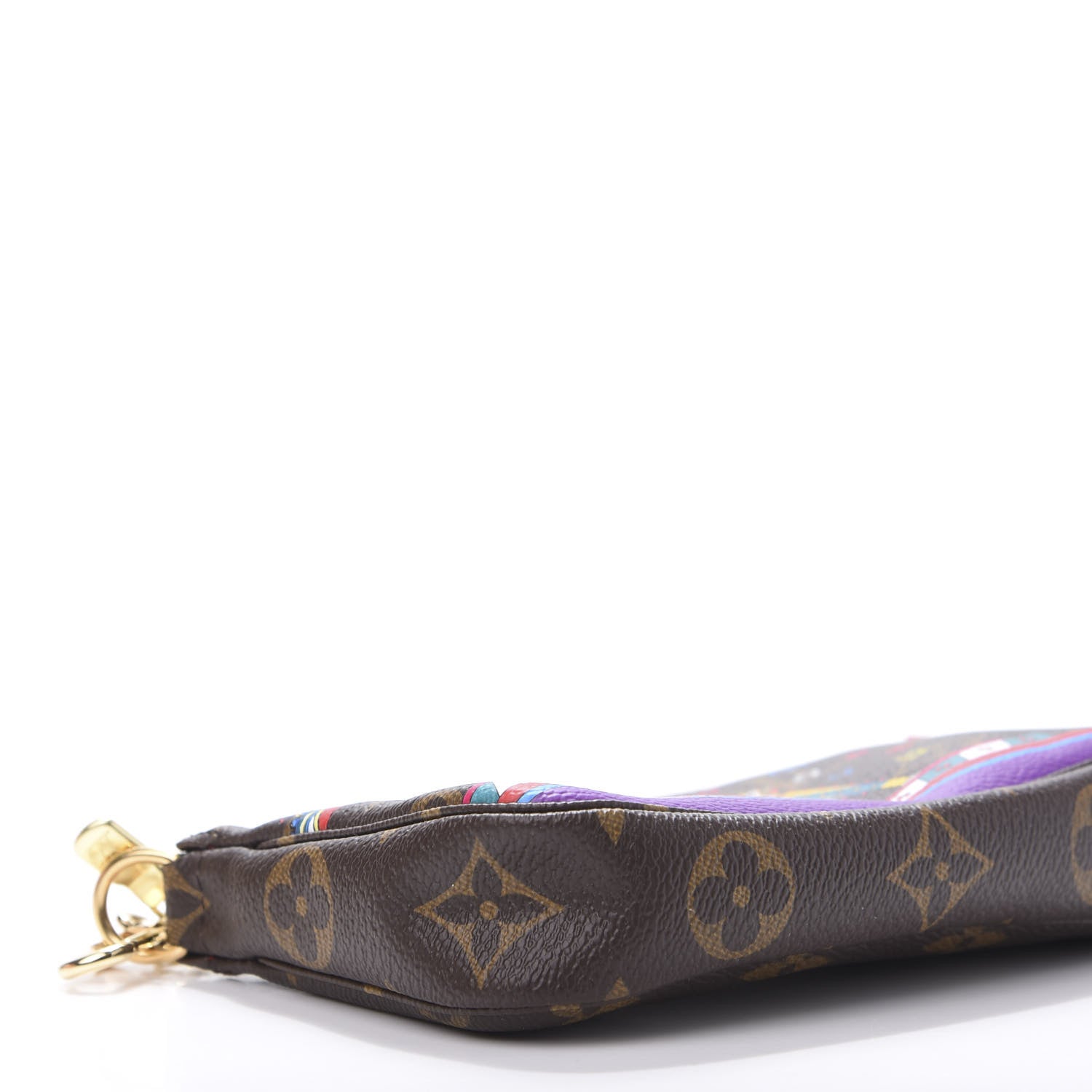 Louis Vuitton Monogram 2020 Christmas Animation Bumper Cars Mini Pochette Accessories Coquelicot 7 of 10