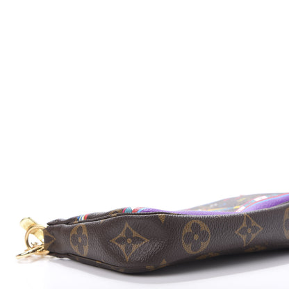 Louis Vuitton Monogram 2020 Christmas Animation Bumper Cars Mini Pochette Accessories Coquelicot 7 of 10