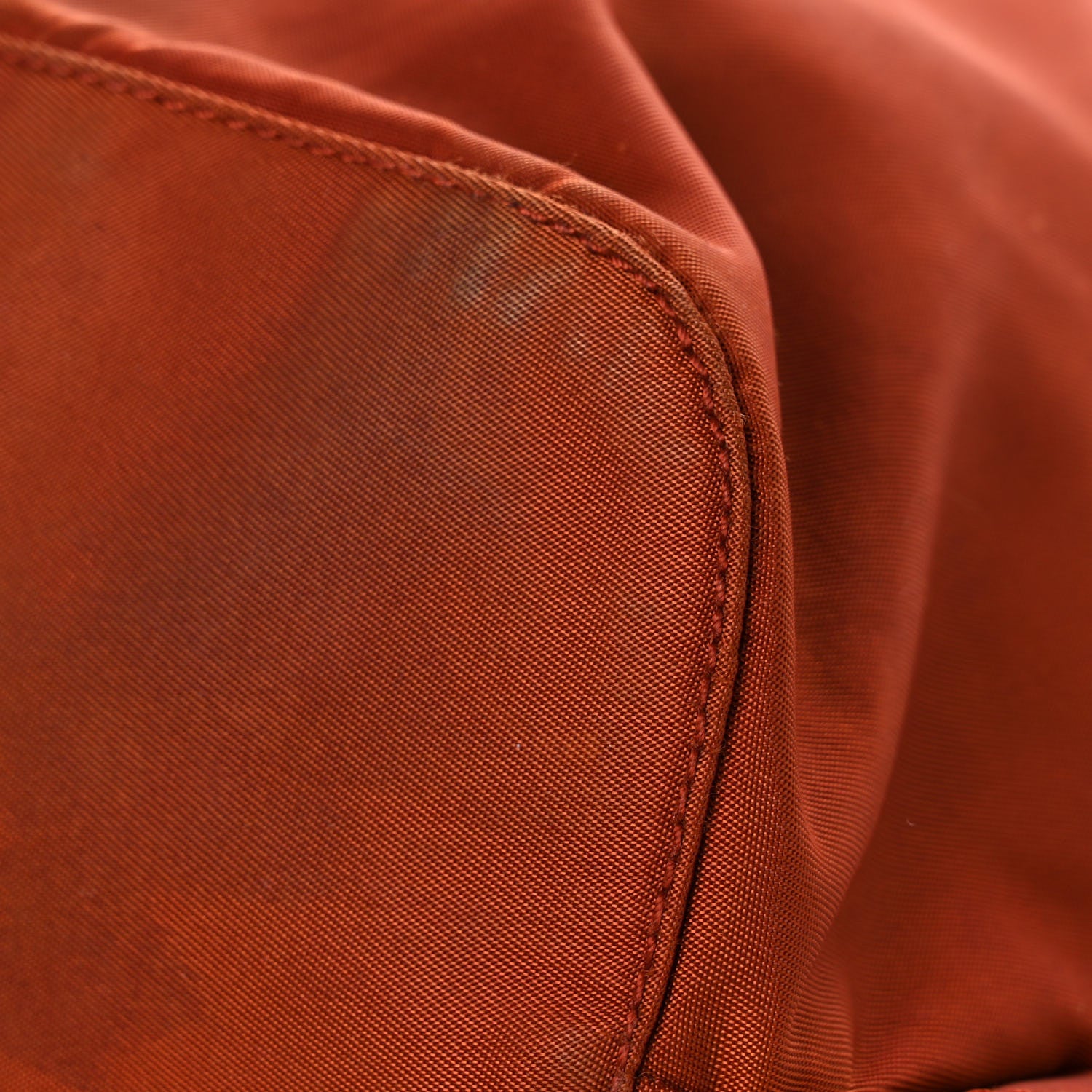 Prada Tessuto Nylon Saffiano Vela Backpack Papaya 14 of 25