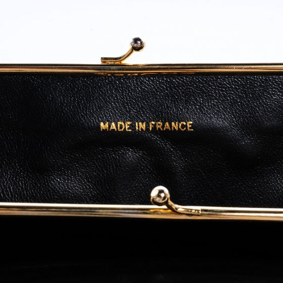 Chanel Quilted Lambskin Wallet Clutch Black 8 of 9