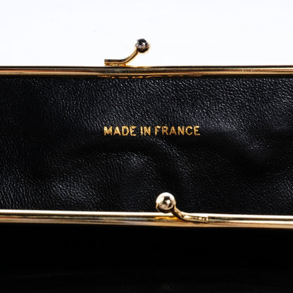 Chanel Quilted Lambskin Wallet Clutch Black 8 of 9