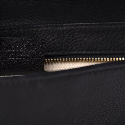 Gucci Pebbled Calfskin Medium Soho Flap Crossbody Black 8 of 10