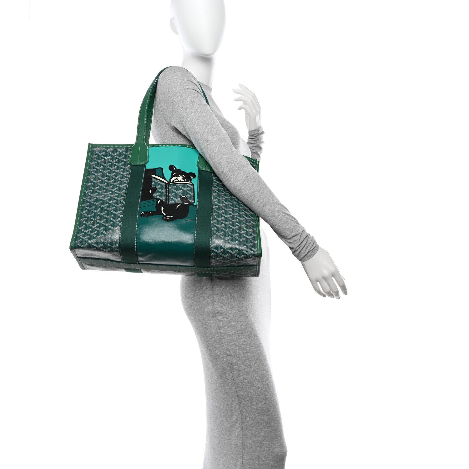 Goyard Goyardine Villette Tote Green 2 of 9