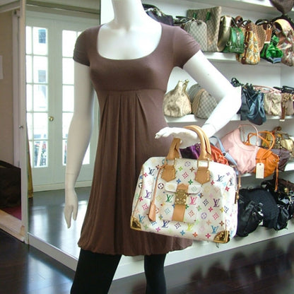Louis Vuitton Monogram Multicolor Speedy 30 White 2 of 12