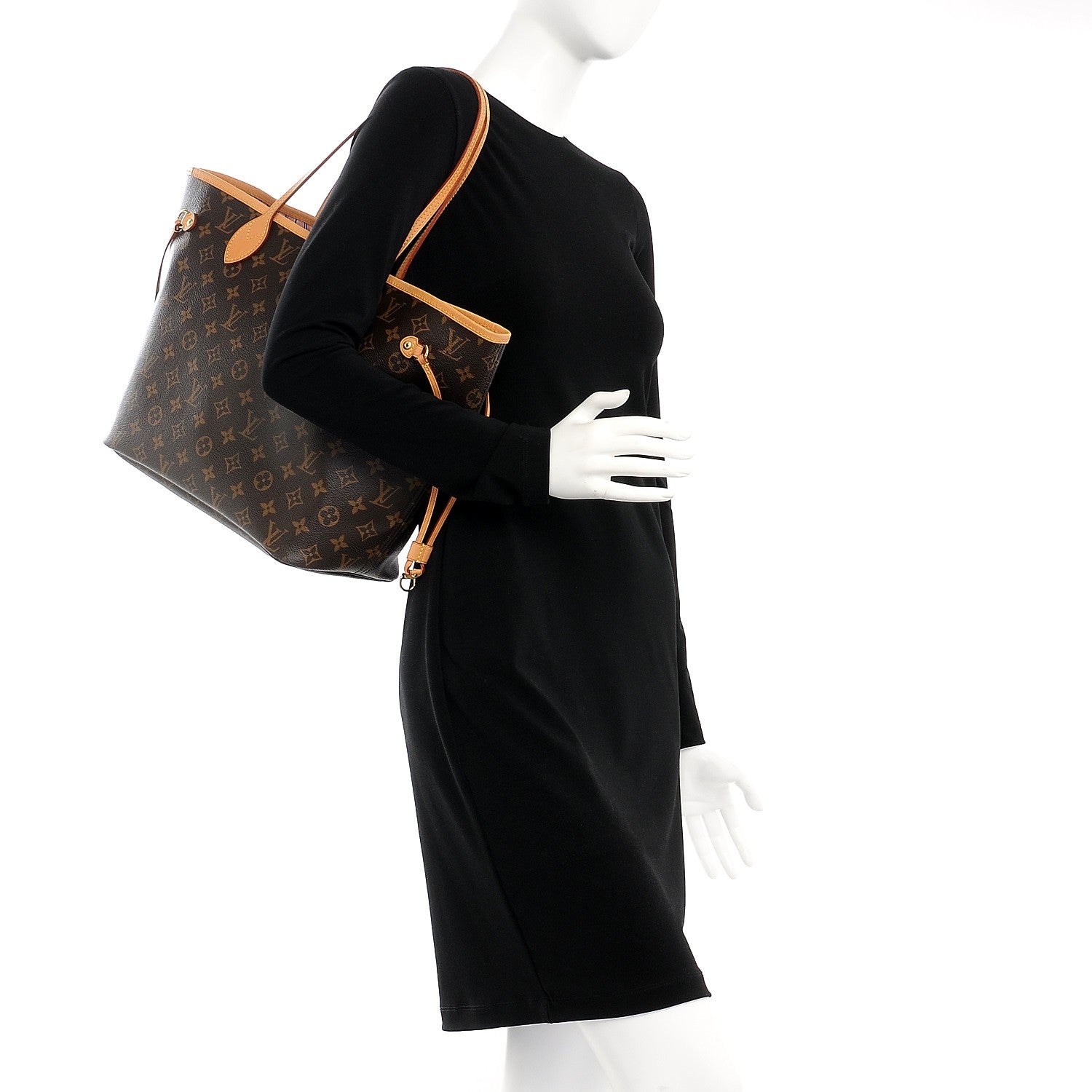 Louis Vuitton Monogram Neo Neverfull MM Rose Ballerine 2 of 8